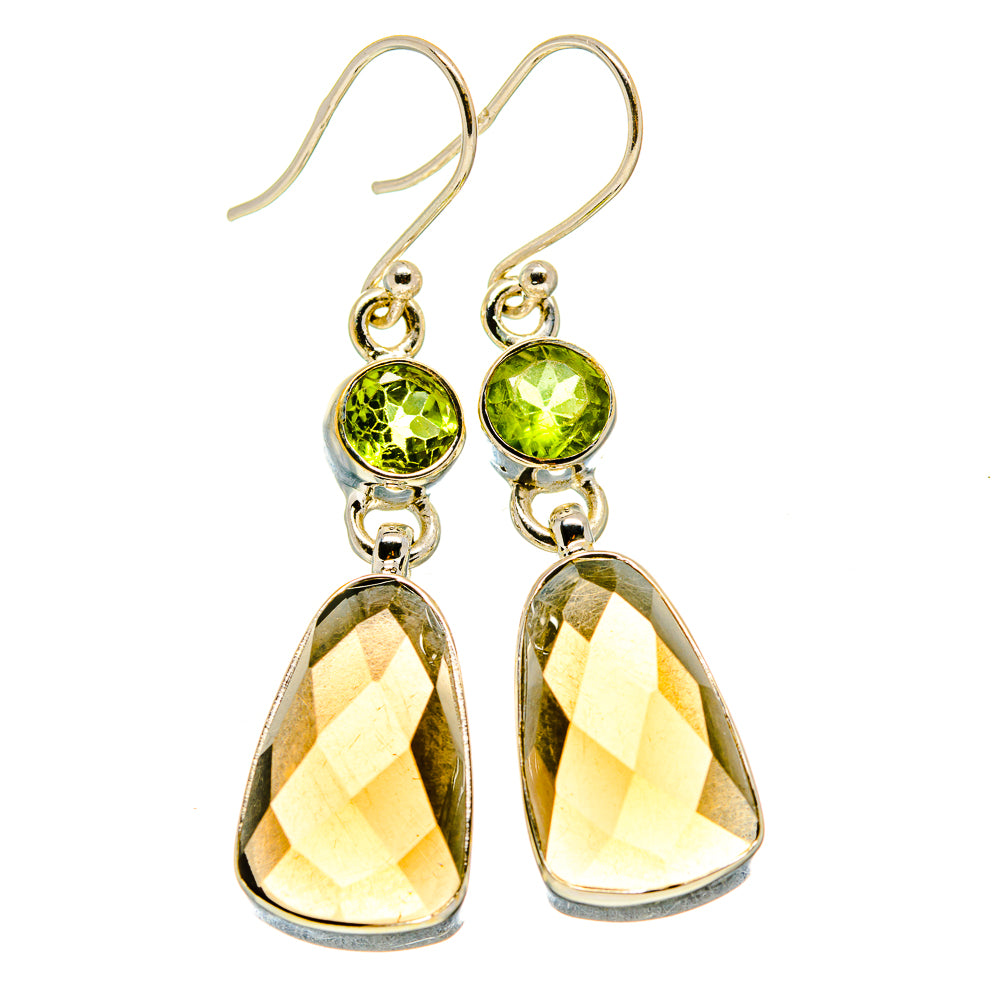 Smoky Quartz Earrings handcrafted by Anasilvercos - EARR416519