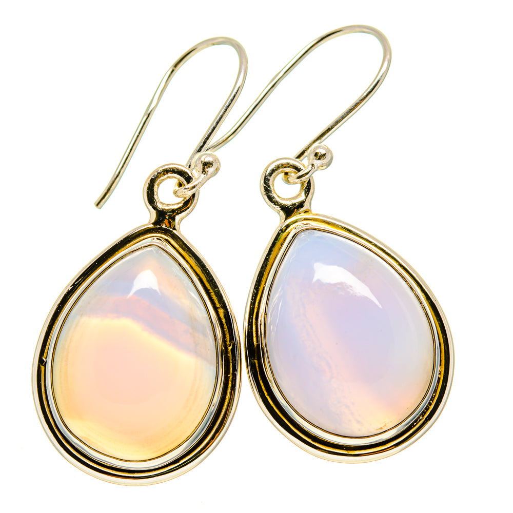 Blue Lace Agate Earrings handcrafted by Anasilvercos - EARR416528