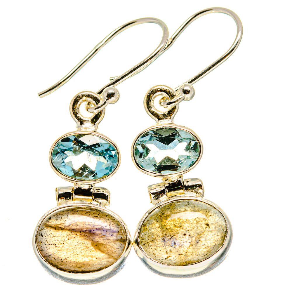 Labradorite Earrings handcrafted by Anasilvercos - EARR416533