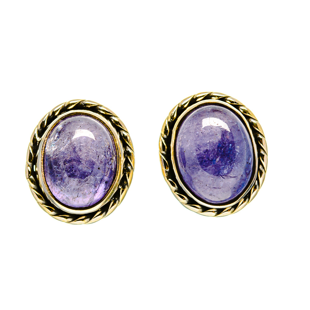 Tanzanite Earrings handcrafted by Anasilvercos - EARR416537