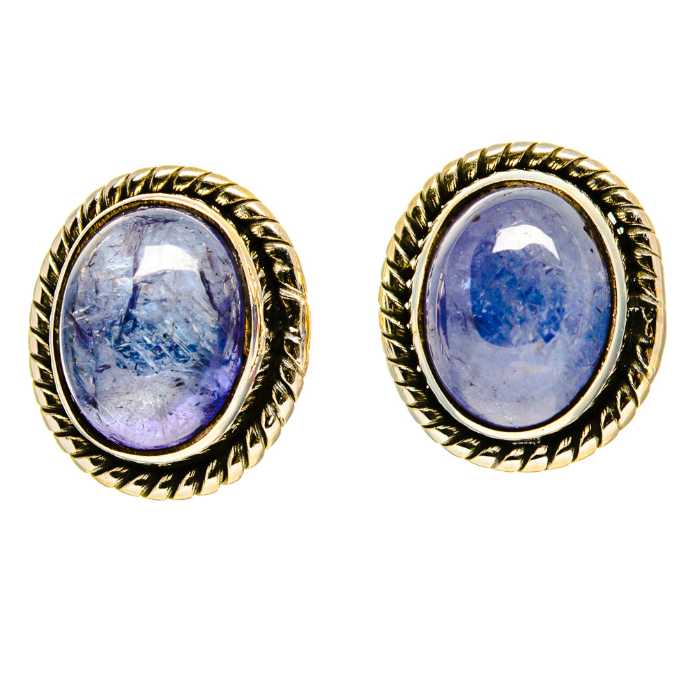 Tanzanite Earrings handcrafted by Anasilvercos - EARR416544