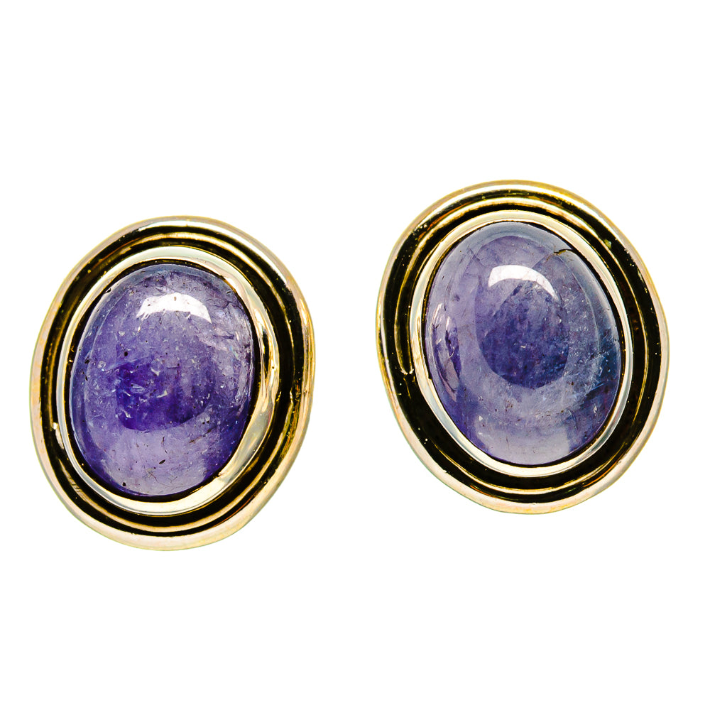 Tanzanite Earrings handcrafted by Anasilvercos - EARR416553
