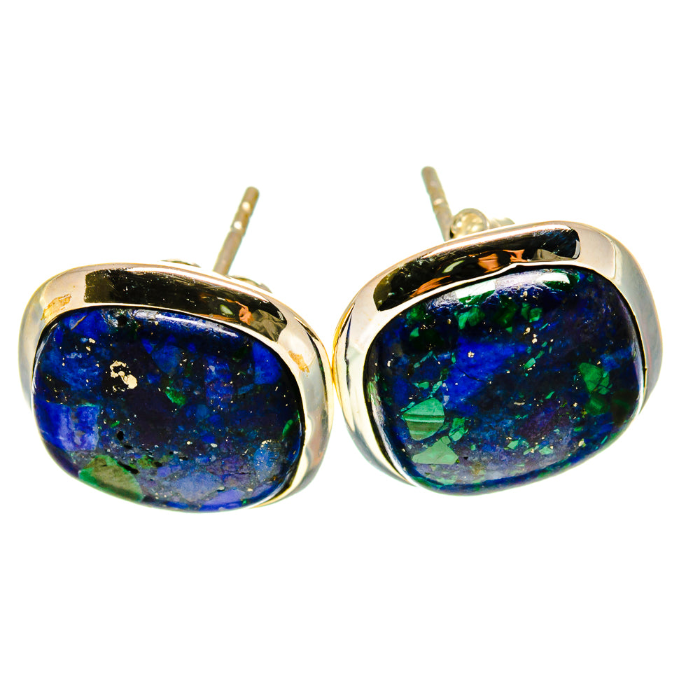 Azurite Earrings handcrafted by Anasilvercos - EARR416554