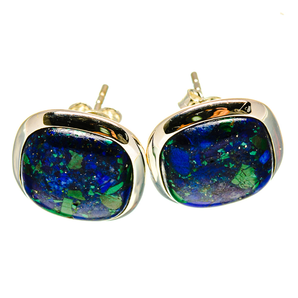 Azurite Earrings handcrafted by Anasilvercos - EARR416559