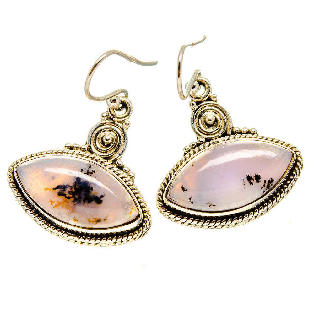 Dendritic Opal Earrings handcrafted by Anasilvercos - EARR416580