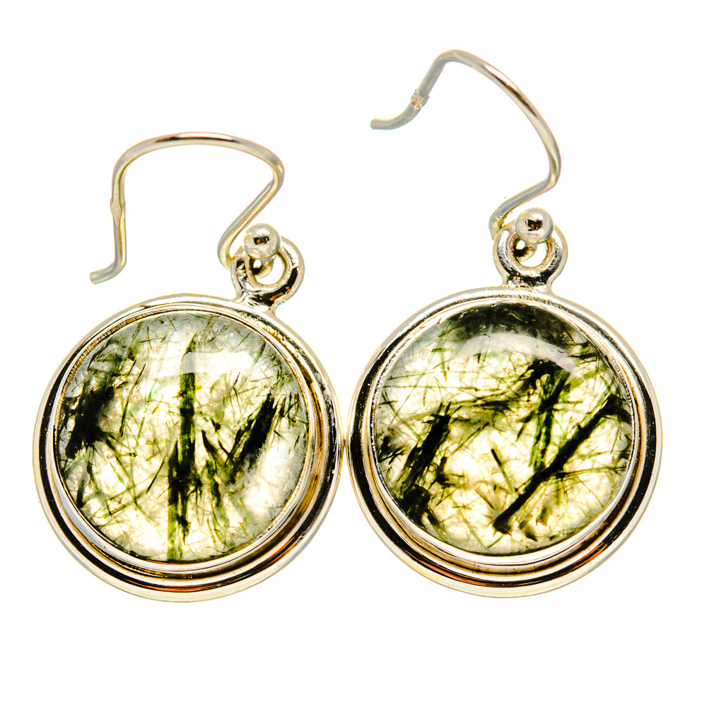 Tourmalinated Quartz Earrings handcrafted by Anasilvercos - EARR416586