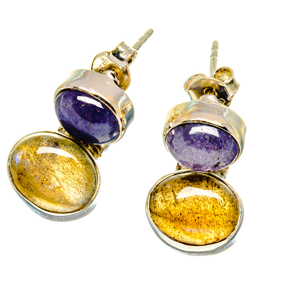 Labradorite Earrings handcrafted by Anasilvercos - EARR416591
