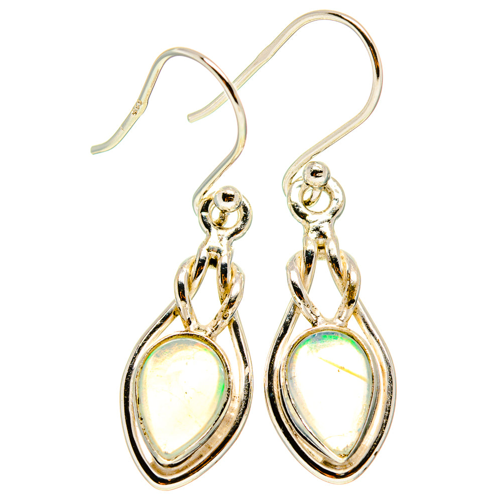Ethiopian Opal Earrings handcrafted by Anasilvercos - EARR416616