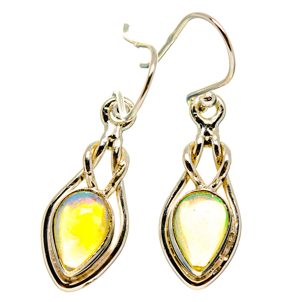 Ethiopian Opal Earrings handcrafted by Anasilvercos - EARR416618
