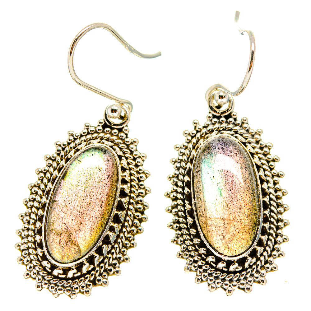 Labradorite Earrings handcrafted by Anasilvercos - EARR416631