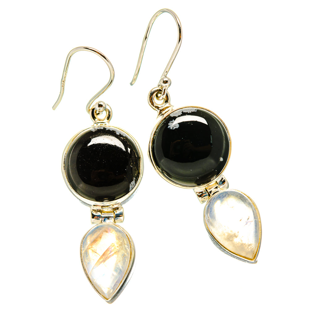 Black Onyx Earrings handcrafted by Anasilvercos - EARR416636
