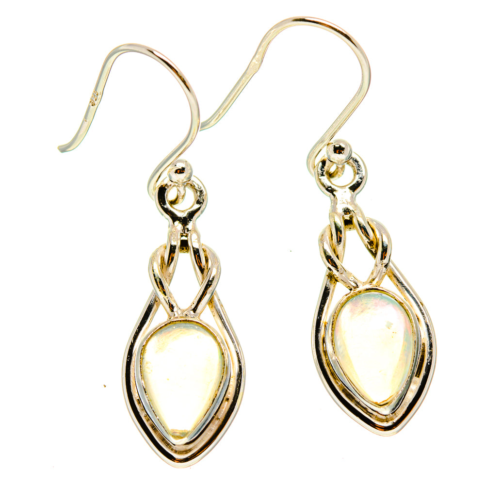 Ethiopian Opal Earrings handcrafted by Anasilvercos - EARR416657