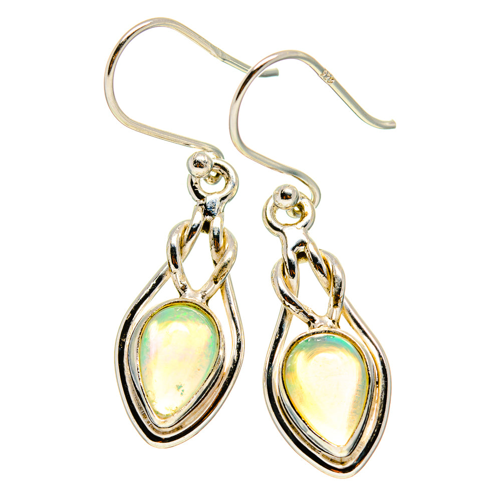 Ethiopian Opal Earrings handcrafted by Anasilvercos - EARR416660