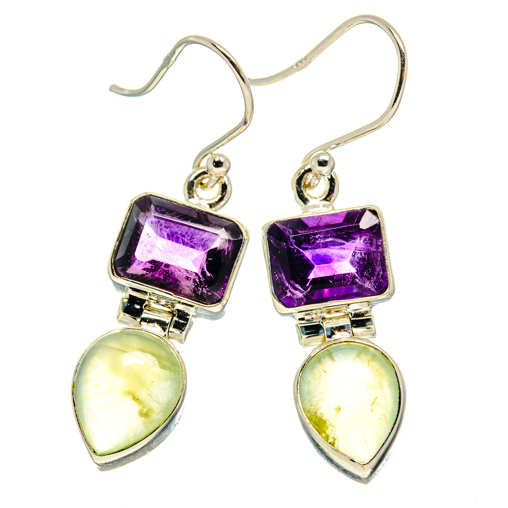 Prehnite Earrings handcrafted by Anasilvercos - EARR416679