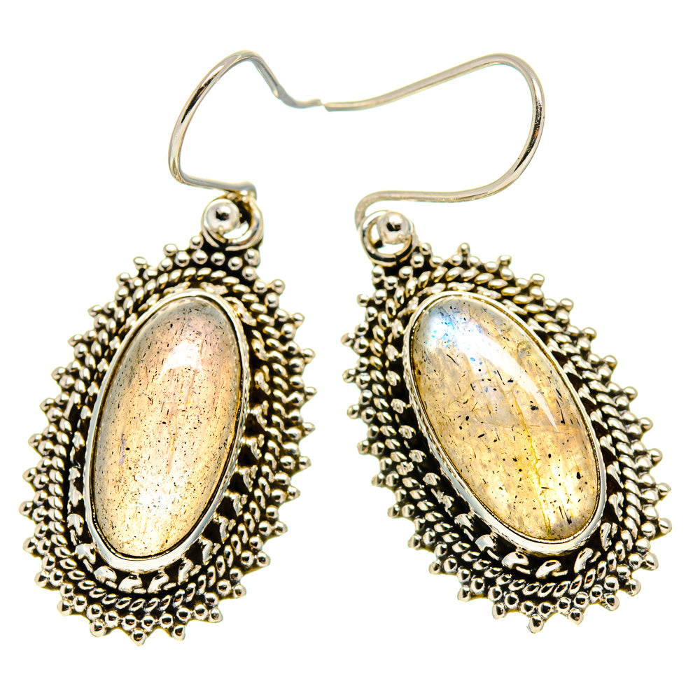 Labradorite Earrings handcrafted by Anasilvercos - EARR416683