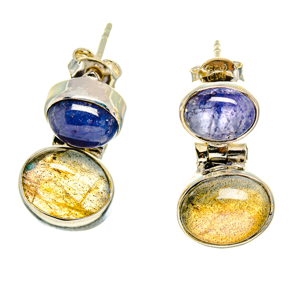Labradorite Earrings handcrafted by Anasilvercos - EARR416687