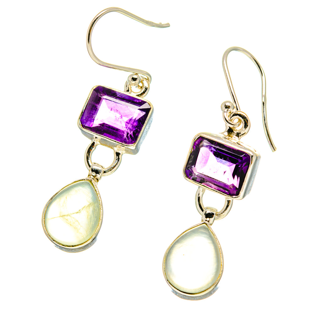 Prehnite Earrings handcrafted by Anasilvercos - EARR416738
