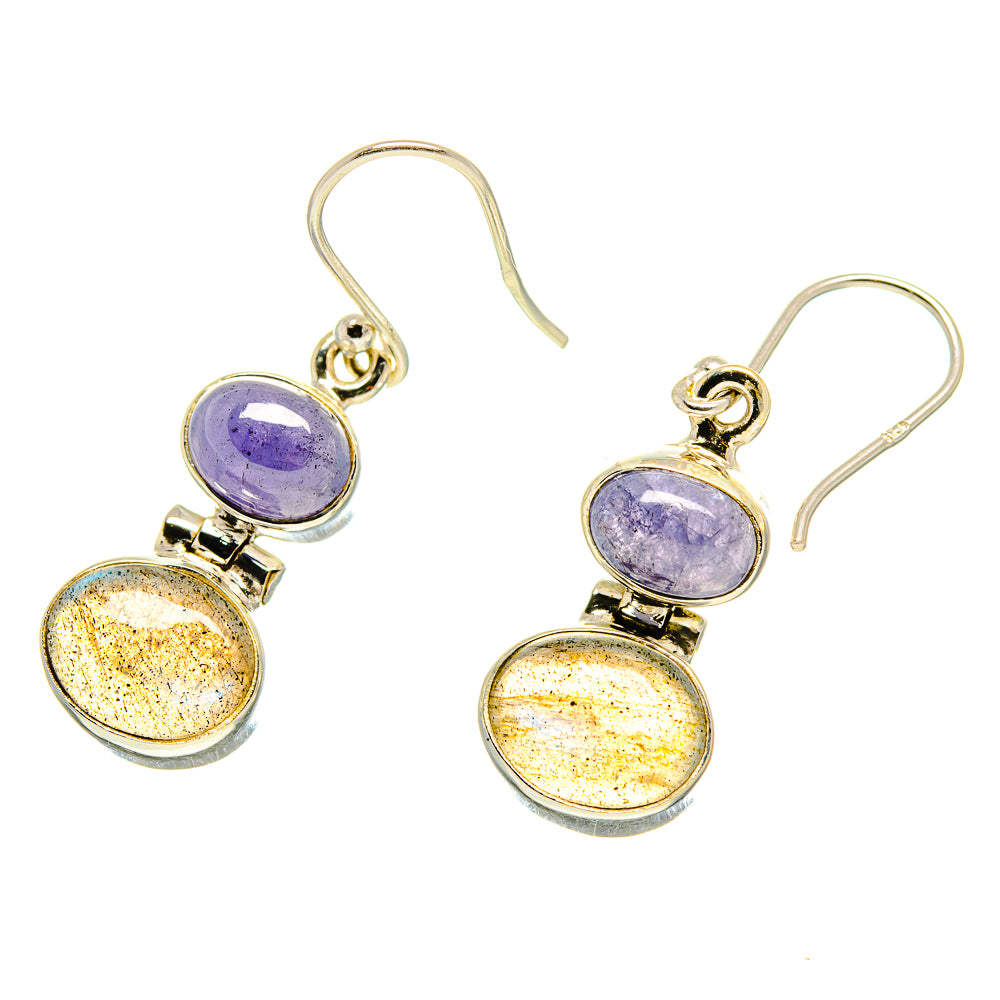 Labradorite Earrings handcrafted by Anasilvercos - EARR416750