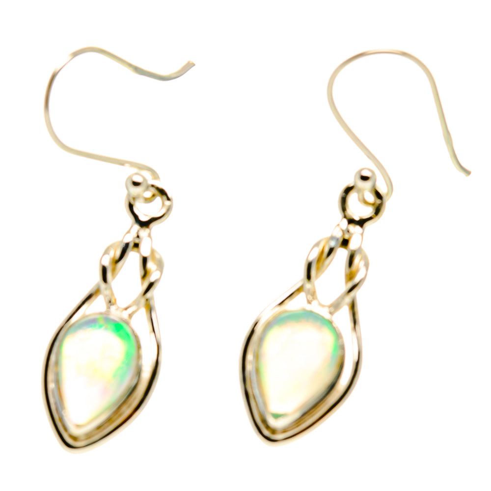 Ethiopian Opal Earrings handcrafted by Anasilvercos - EARR416757