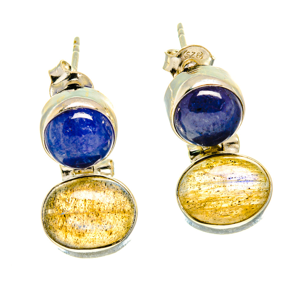 Labradorite Earrings handcrafted by Anasilvercos - EARR416771