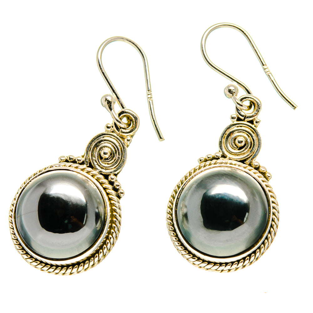Hematite Earrings handcrafted by Anasilvercos - EARR416772