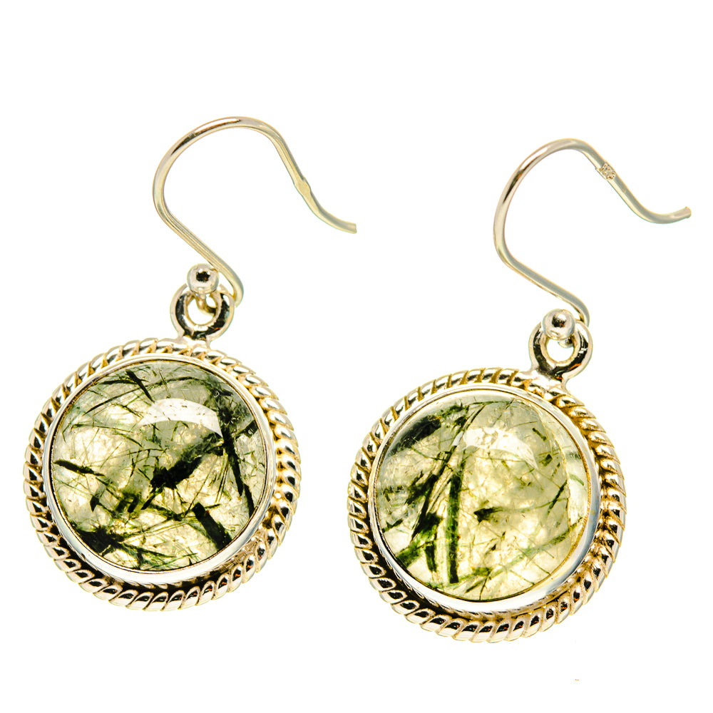 Tourmalinated Quartz Earrings handcrafted by Anasilvercos - EARR416775