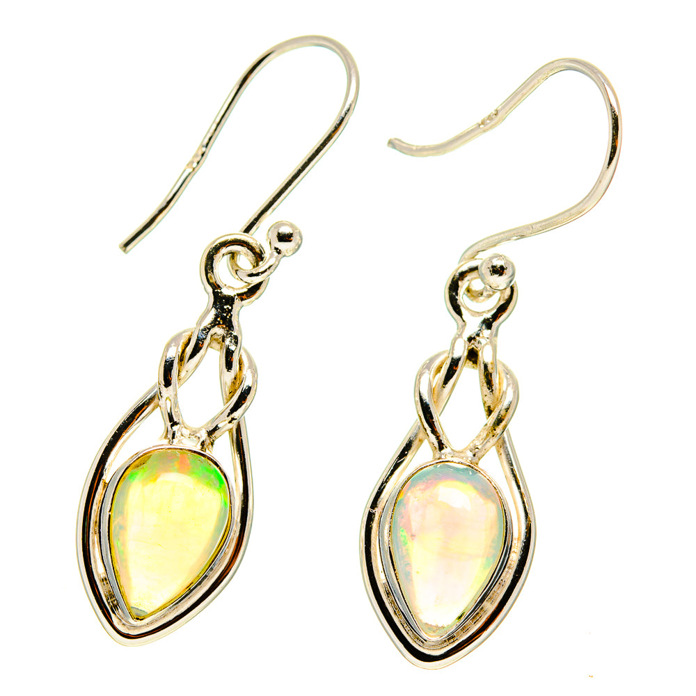 Ethiopian Opal Earrings handcrafted by Anasilvercos - EARR416777
