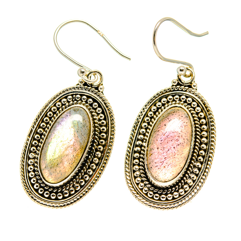 Labradorite Earrings handcrafted by Anasilvercos - EARR416788