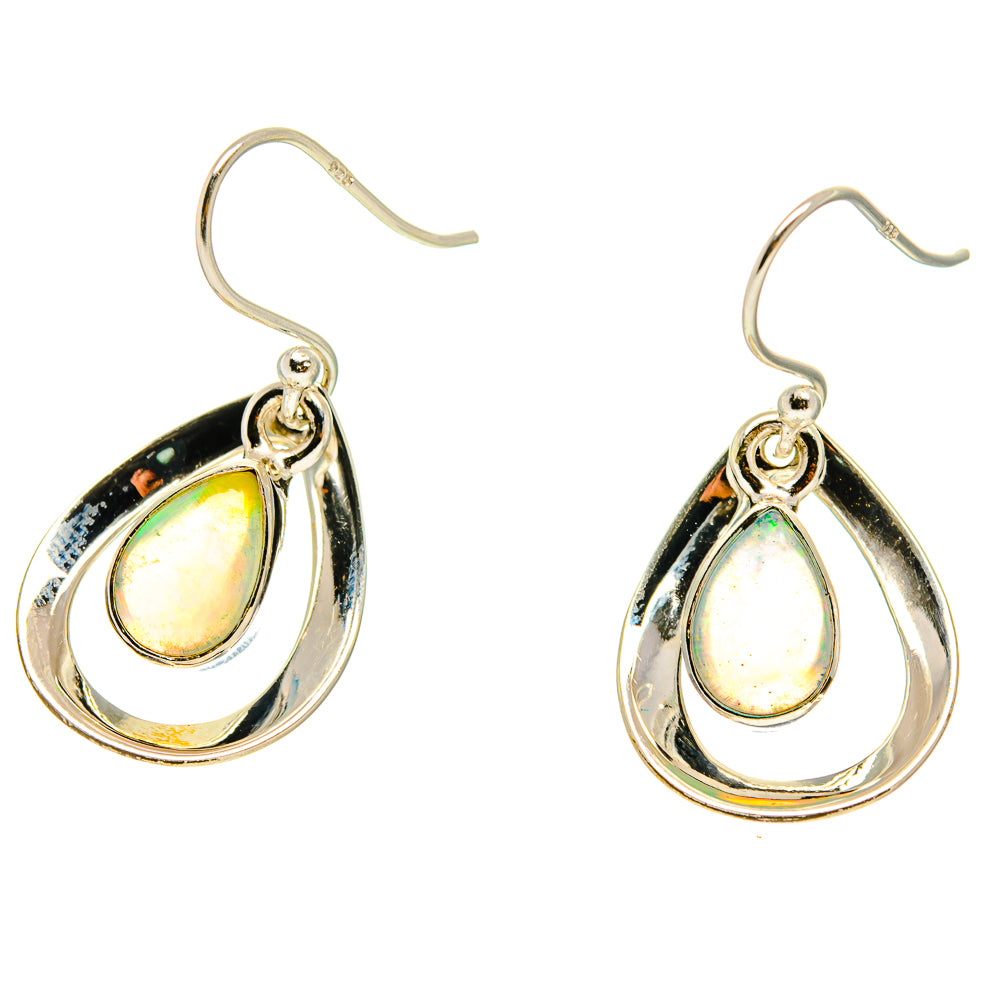 Ethiopian Opal Earrings handcrafted by Anasilvercos - EARR416800