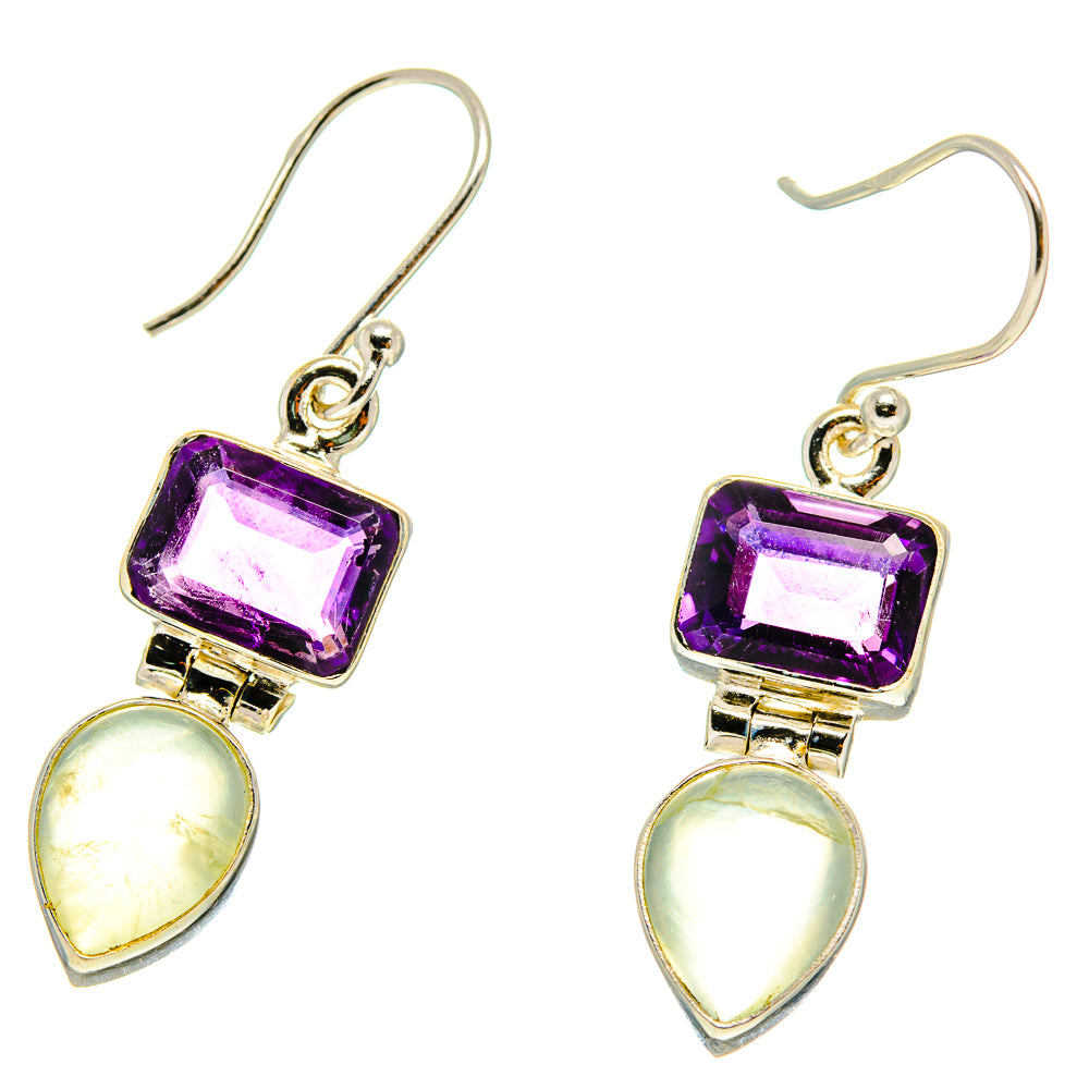 Prehnite Earrings handcrafted by Anasilvercos - EARR416801