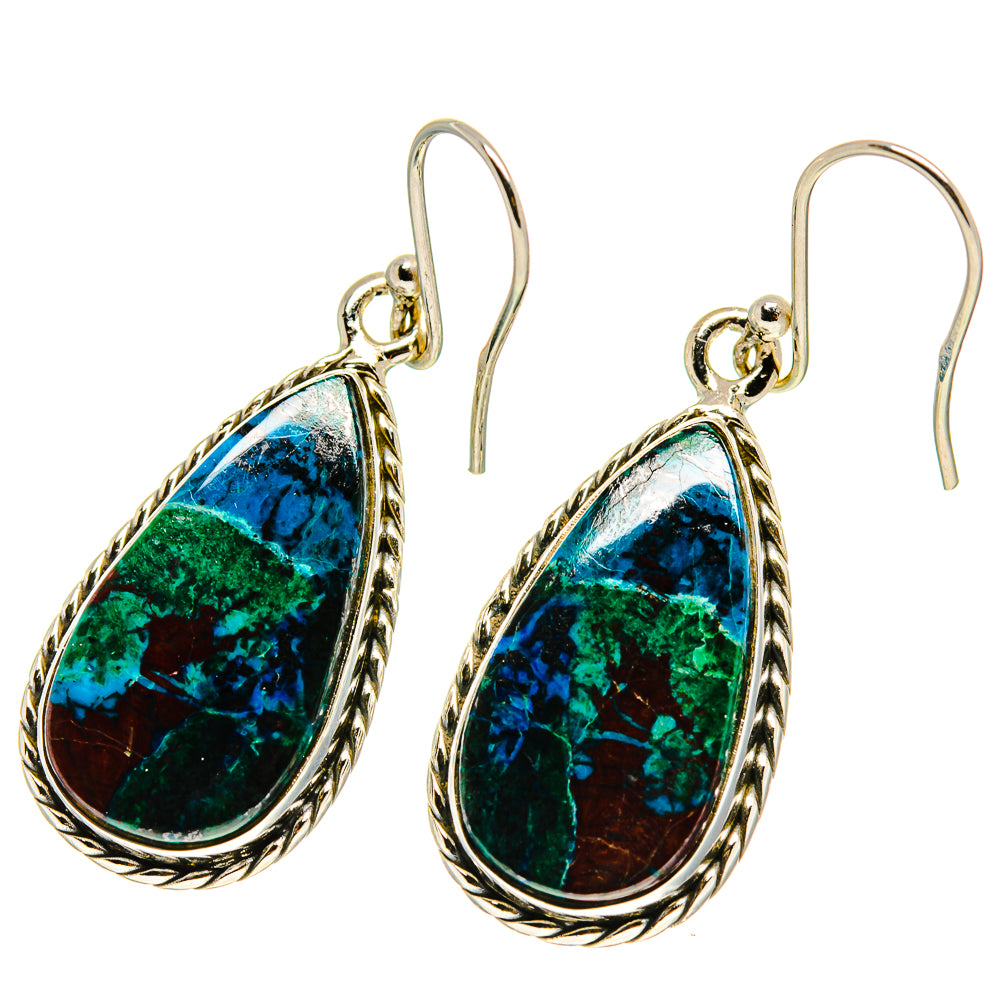 Shattuckite Earrings handcrafted by Anasilvercos - EARR416812