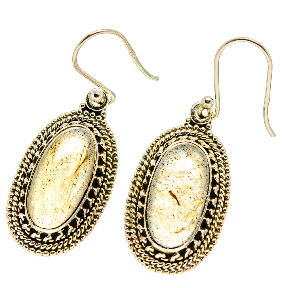 Labradorite Earrings handcrafted by Anasilvercos - EARR416829