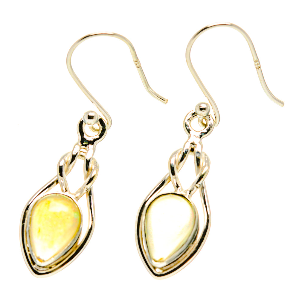 Ethiopian Opal Earrings handcrafted by Anasilvercos - EARR416864