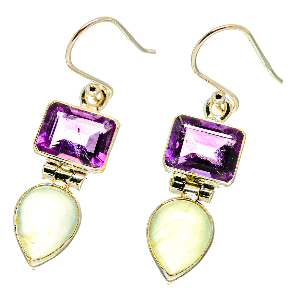 Prehnite Earrings handcrafted by Anasilvercos - EARR416867