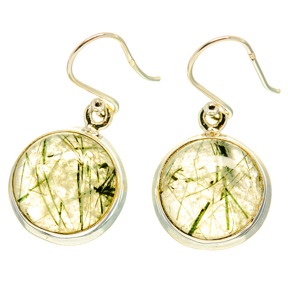 Tourmalinated Quartz Earrings handcrafted by Anasilvercos - EARR416877