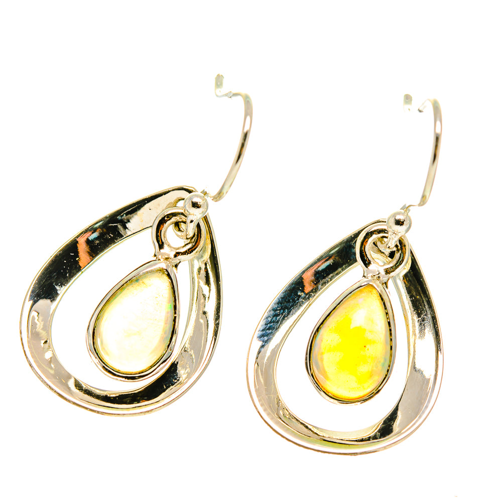 Ethiopian Opal Earrings handcrafted by Anasilvercos - EARR416890