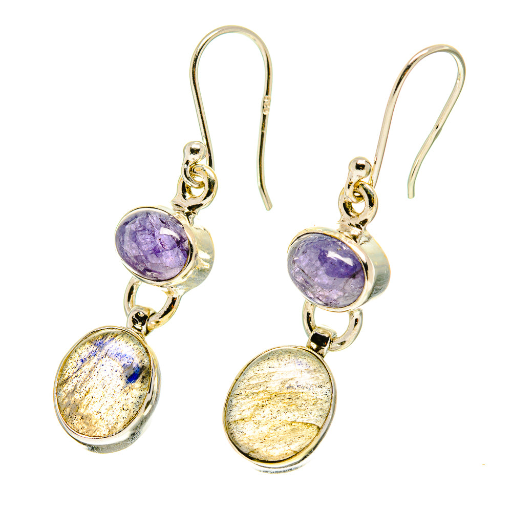 Labradorite Earrings handcrafted by Anasilvercos - EARR416899