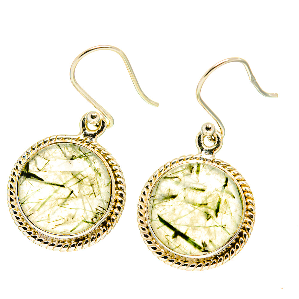 Tourmalinated Quartz Earrings handcrafted by Anasilvercos - EARR416906