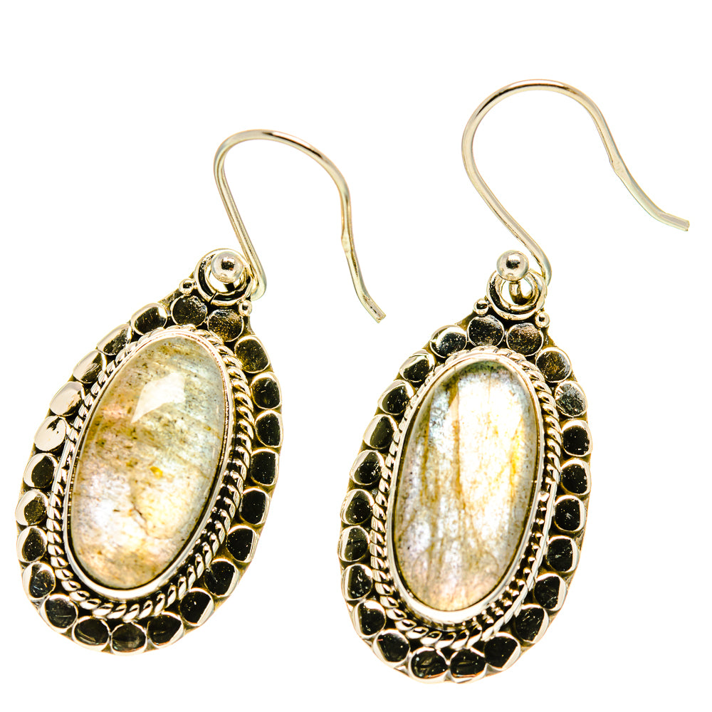 Labradorite Earrings handcrafted by Anasilvercos - EARR416909