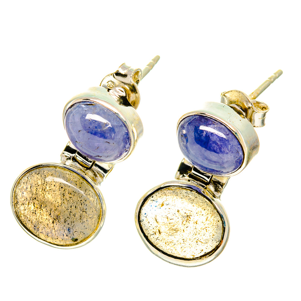 Labradorite Earrings handcrafted by Anasilvercos - EARR416916