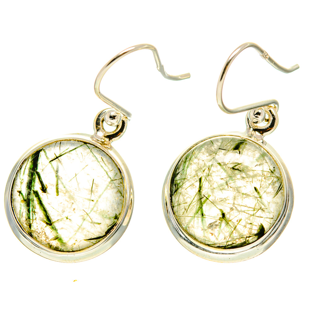 Tourmalinated Quartz Earrings handcrafted by Anasilvercos - EARR416918