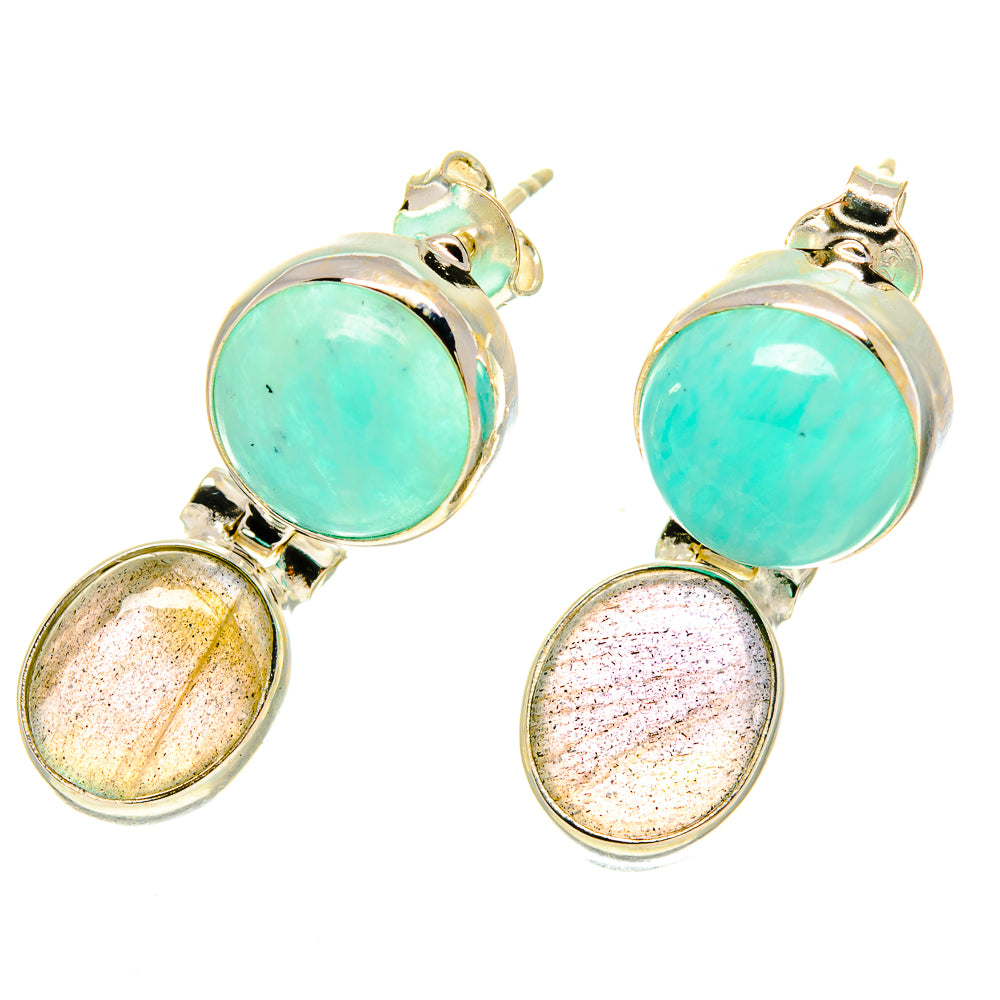 Labradorite Earrings handcrafted by Anasilvercos - EARR416966