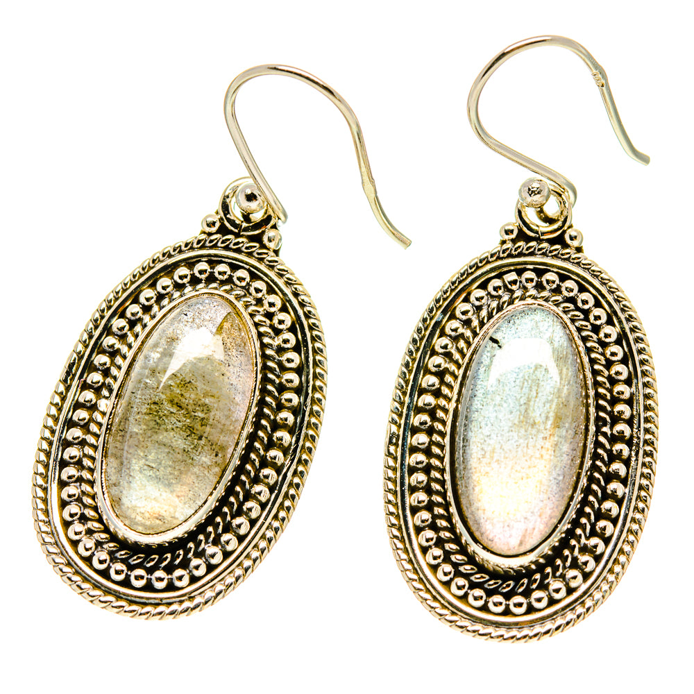 Labradorite Earrings handcrafted by Anasilvercos - EARR416974