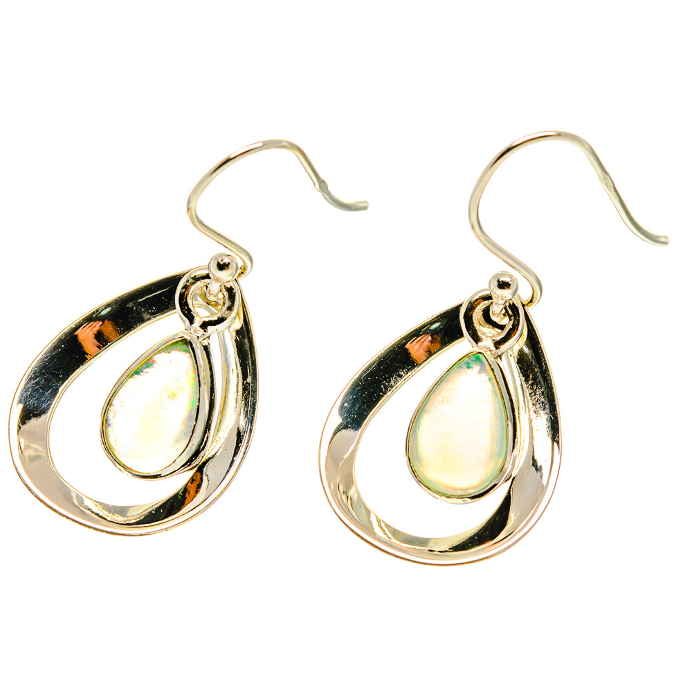 Ethiopian Opal Earrings handcrafted by Anasilvercos - EARR416976