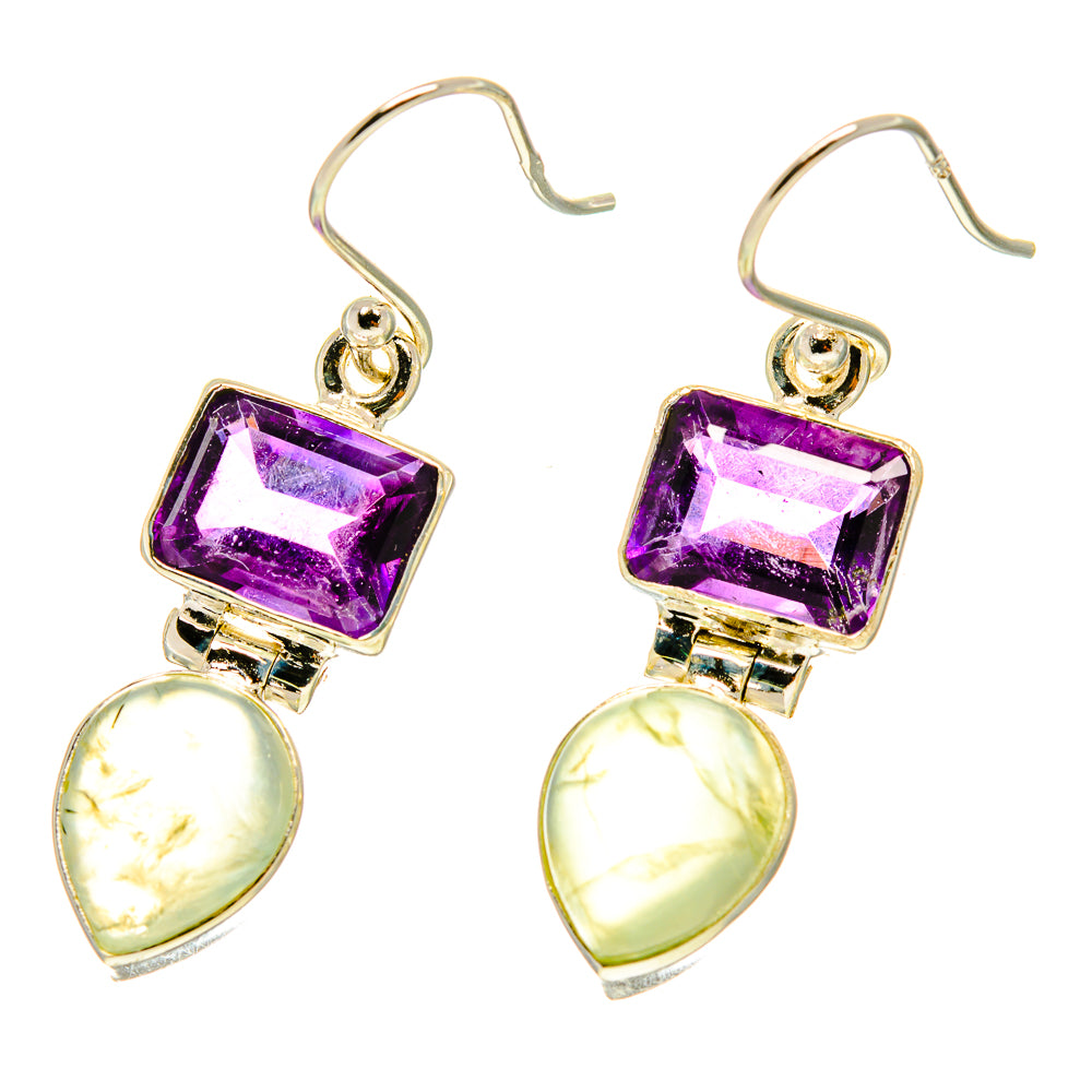 Prehnite Earrings handcrafted by Anasilvercos - EARR416991