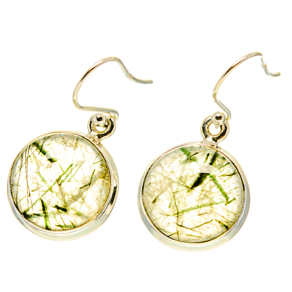 Tourmalinated Quartz Earrings handcrafted by Anasilvercos - EARR416993