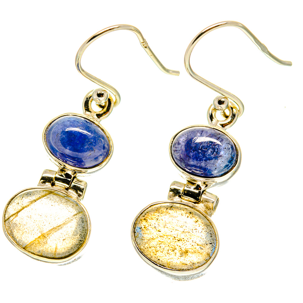 Labradorite Earrings handcrafted by Anasilvercos - EARR417009