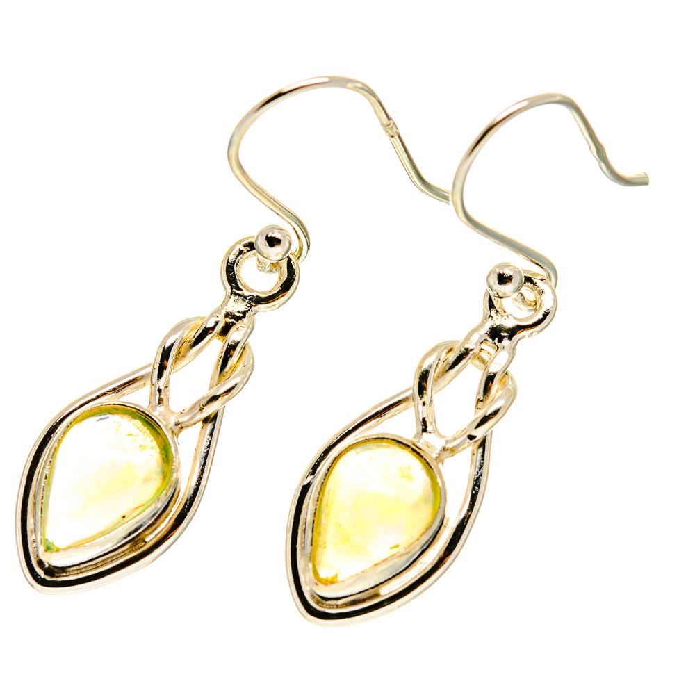 Ethiopian Opal Earrings handcrafted by Anasilvercos - EARR417017