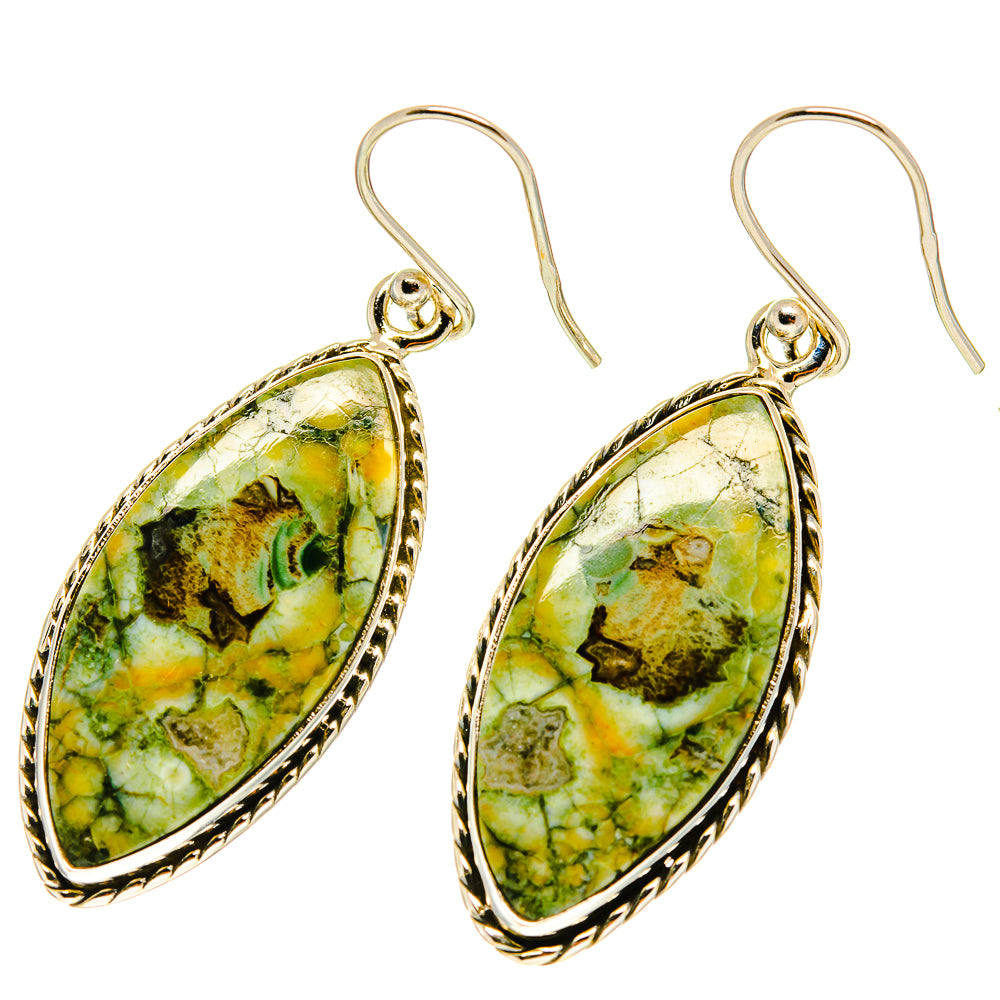 Rainforest Opal Earrings handcrafted by Anasilvercos - EARR417019