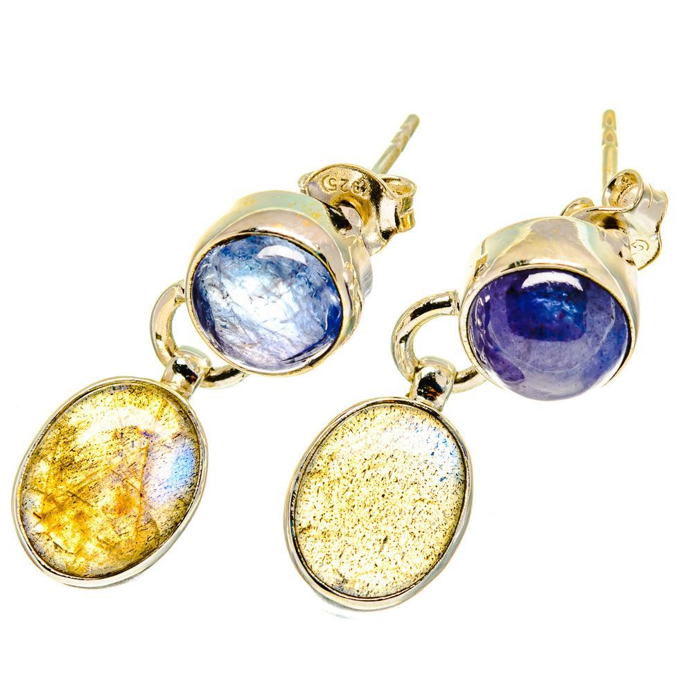 Labradorite Earrings handcrafted by Anasilvercos - EARR417032